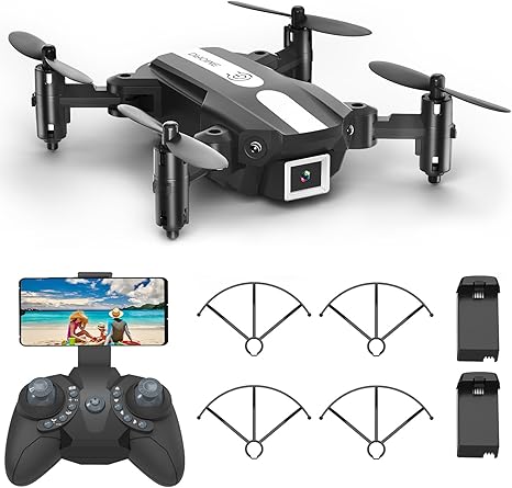 1080P HD Mini Drone with Camera – Easy FPV Drone for Kids and Beginners-US