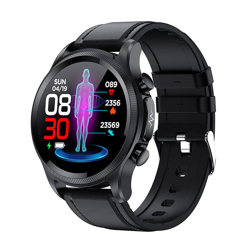 SmartWare Vital Waterproof ECG Blood Sugar & Pressure Monitoring Smart Watch