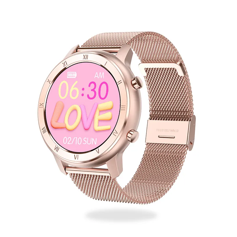 Full Touch Screen Watch for Women ECG Heart Rate Monitor Sports Smartwatch