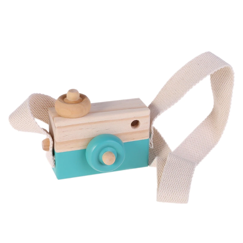 Mini Hanging Wooden Camera Toy for Kids