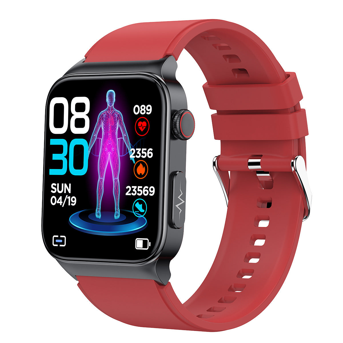 Smart watch with pulse monitor sale