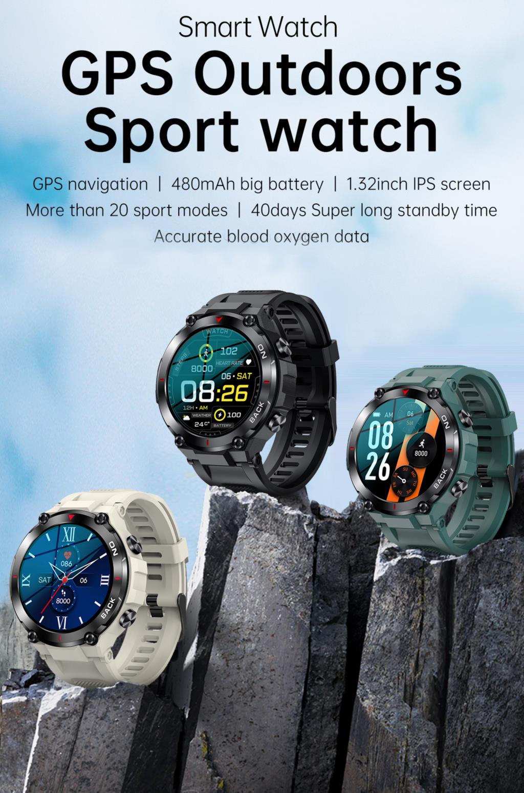SmartWare Rugged Military Smart Watch