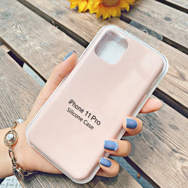 Silicone Case Cover 2020 for All Iphones MODEL with LOGO
